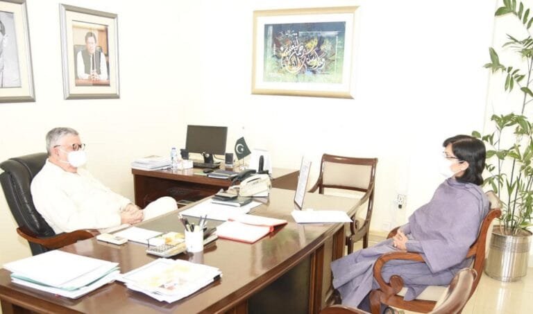 Shaukat Tarin, Sania Nishtar discuss poverty alleviation measures