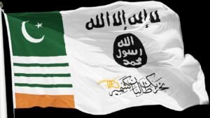 Tehrik-i-Taliban Kashmir Formed Flag
