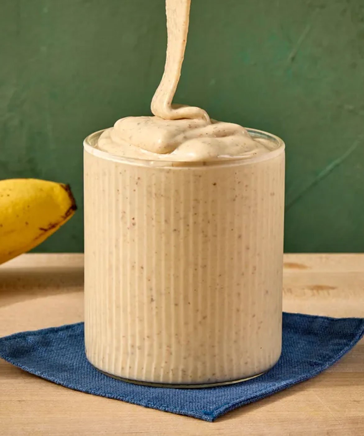Peanut Butter-Banana Flaxseed Smoothie
