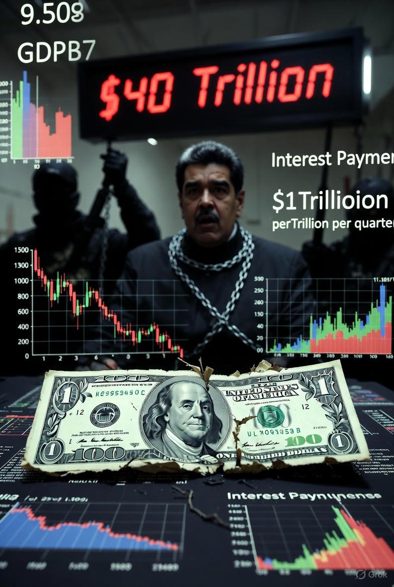 Experts point to the U.S. national debt which may reach $40 trillion in 2026