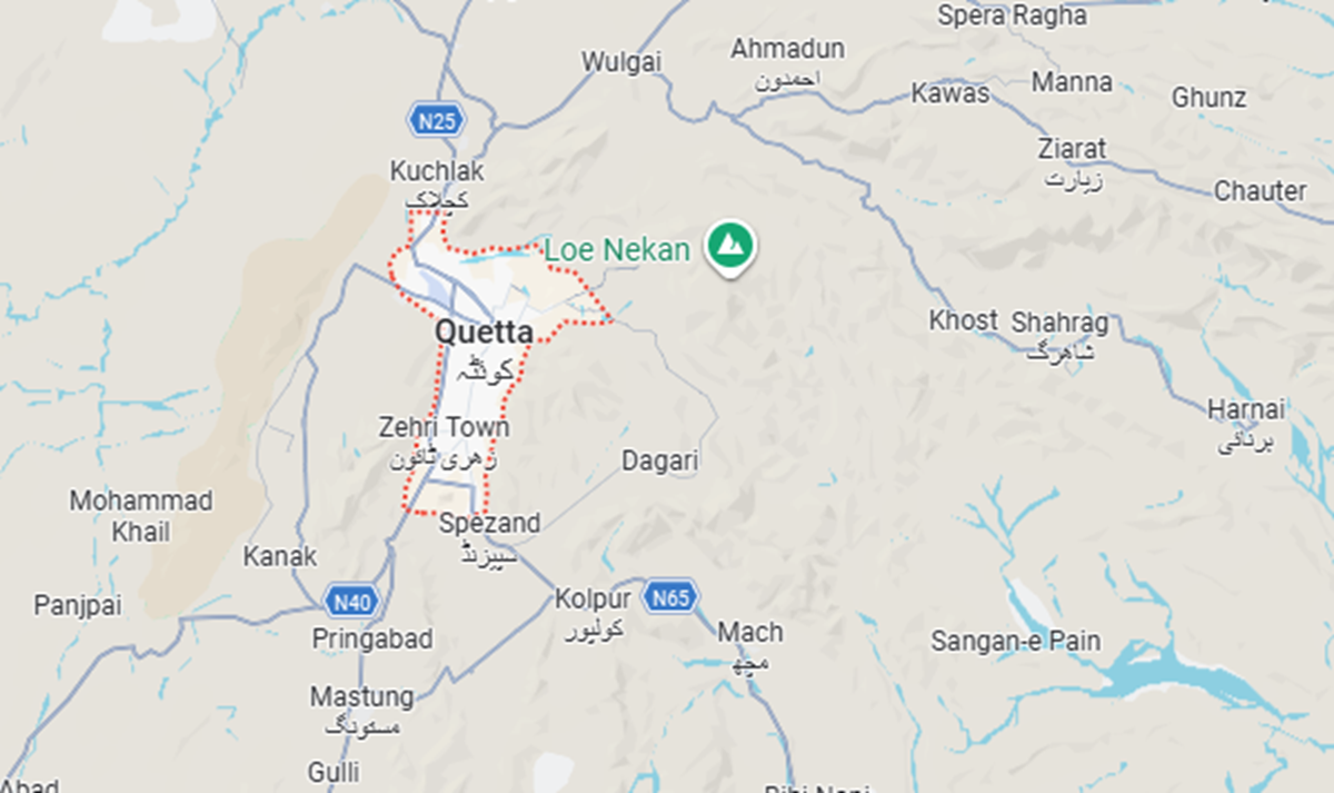 What Quetta Attacks Reveal About Pakistan’s Balochistan Policy - Location of Quetta on Map