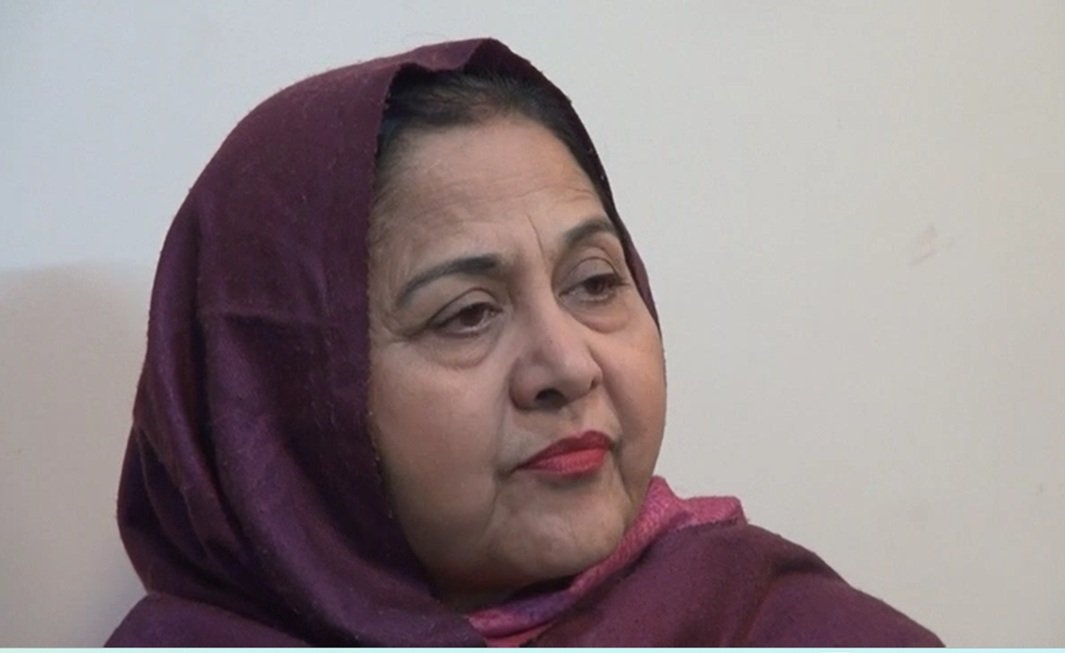 Naureen Farooq Khan during interview with The National Frontier Naureen Farooq Khan during interview with The National Frontier